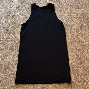 Black Sleeveless Tank Dress